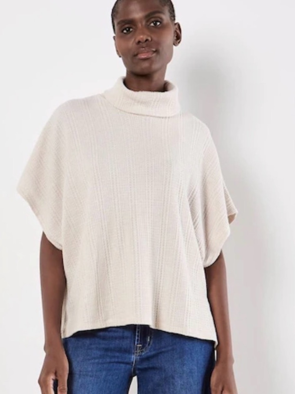 Apricot 🍑 - Apricot Waffle Cowl Neck Batwing Top